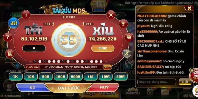 Mẹo chơi tài xỉu MD5 tăng tỷ lệ thắng vượt trội